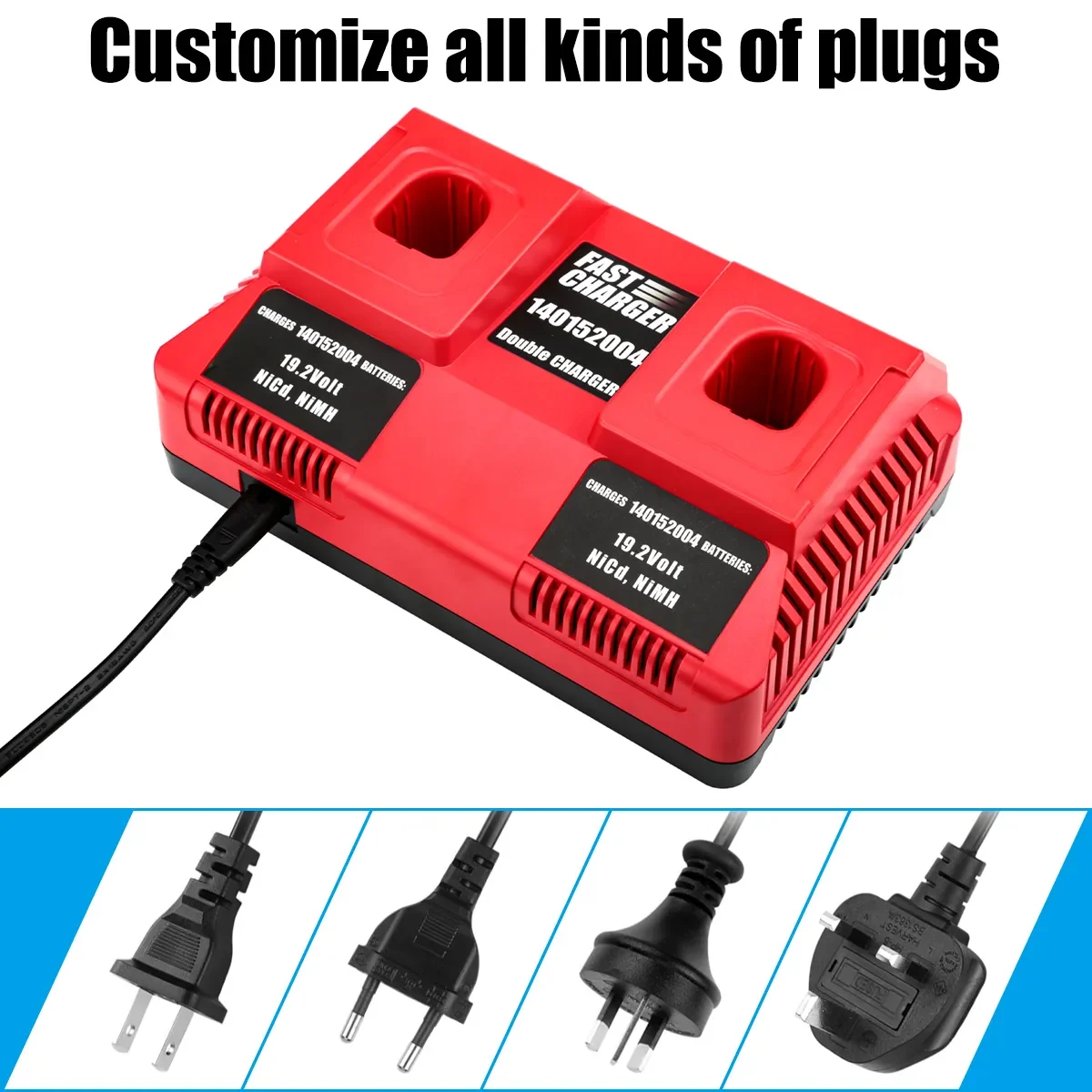 For Craftsman 19.2v Doul Port Battery Charger 3