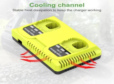 For Ryobi 12v 18v Dual Port Battery Charger 6