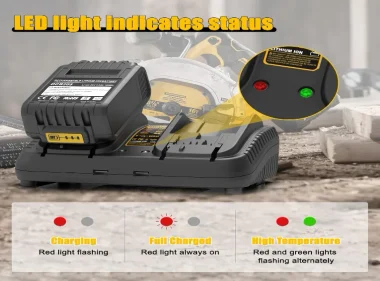 For Dewalt Dcb102 12v & 20v Dual Port Battery Charger 3