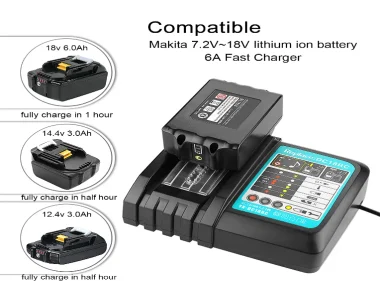 Dc18rc Rapid Charger For Makita 14.4v 18v Li Ion Battery