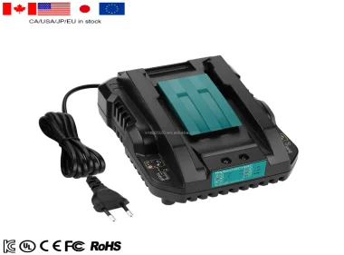 For Makita 14.4v 18v Battery Single Ended Charging Charger