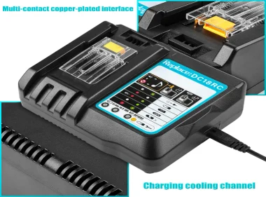 For Makita 14.4v 18v Dc18rc Battery Charger 6