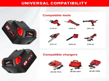 For Milwaukee Replacement M18 Battery