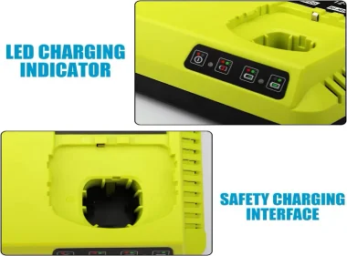 For Ryobi 12v 18v Dual Port Battery Charger 2