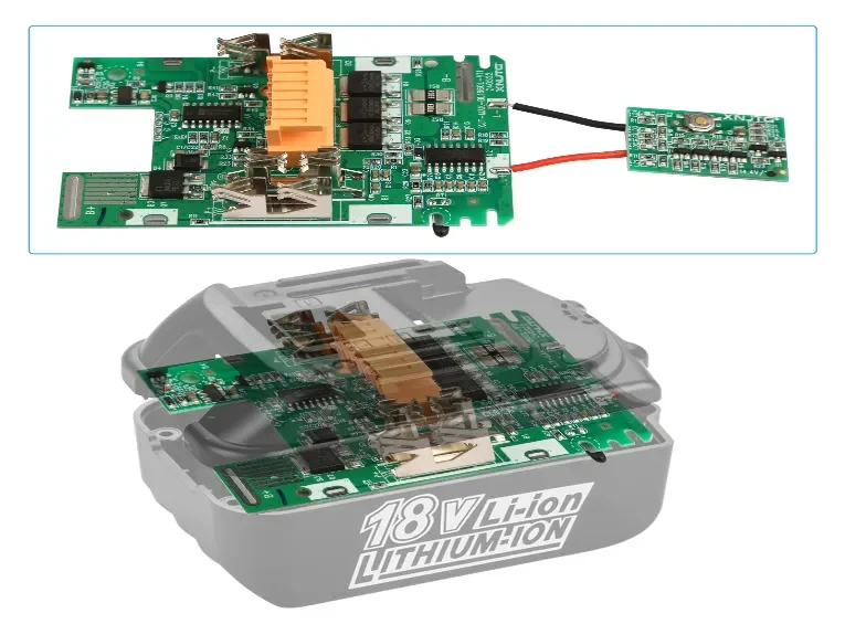 Makita  18v Battery Bms Pcba Assembly 1 (1)